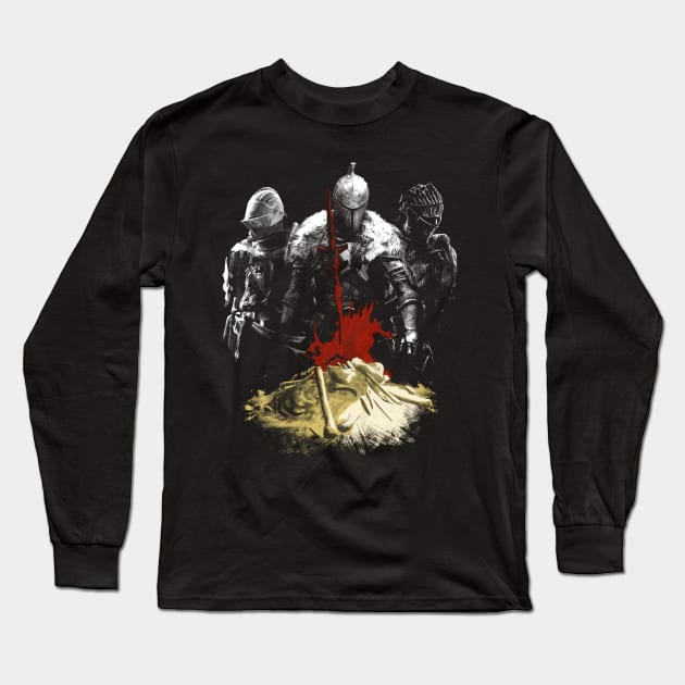 Nameless Accursed Undead Long Sleeve T-Shirt by 666hughes